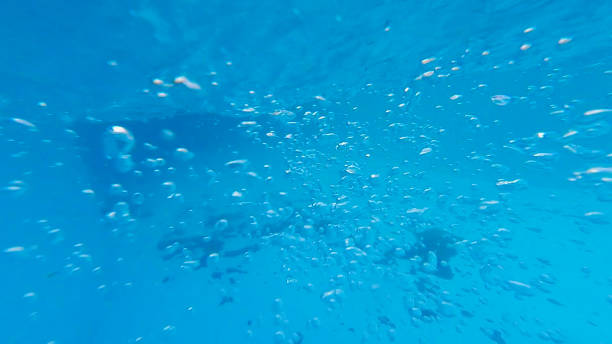 istock Photo under water from the pool water Park with bubbles 1025617788