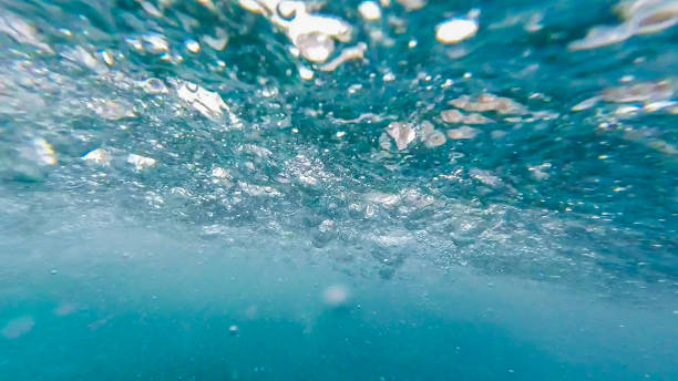 istock Photo under water from the pool water Park with bubbles 1025617904