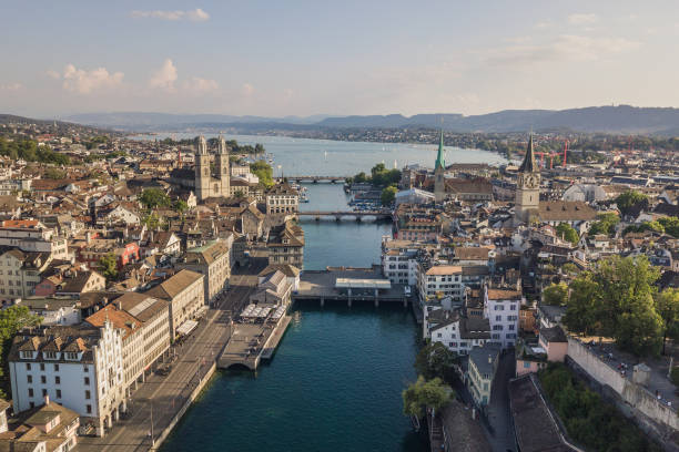 istock Aerial view of Zurich 1025626766