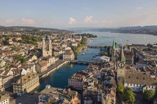 istock Aerial view of Zurich 1025626912