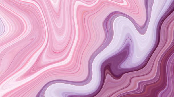 istock Colorful paintings of marbling, Pink marble ink pattern texture abstract background. Can be used for background or wallpaper 1025632954