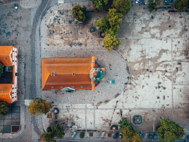 istock Directly Above Shot Of Buildings 1025633388