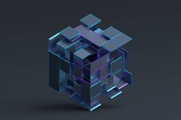 istock Abstract 3D Rendering of Geometric Shapes 1025648536