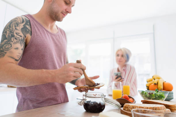 istock Delicious butter and jelly sandwich 1025649098