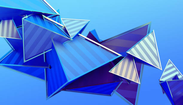 istock Abstract 3D Rendering of Geometric Shapes 1025651452