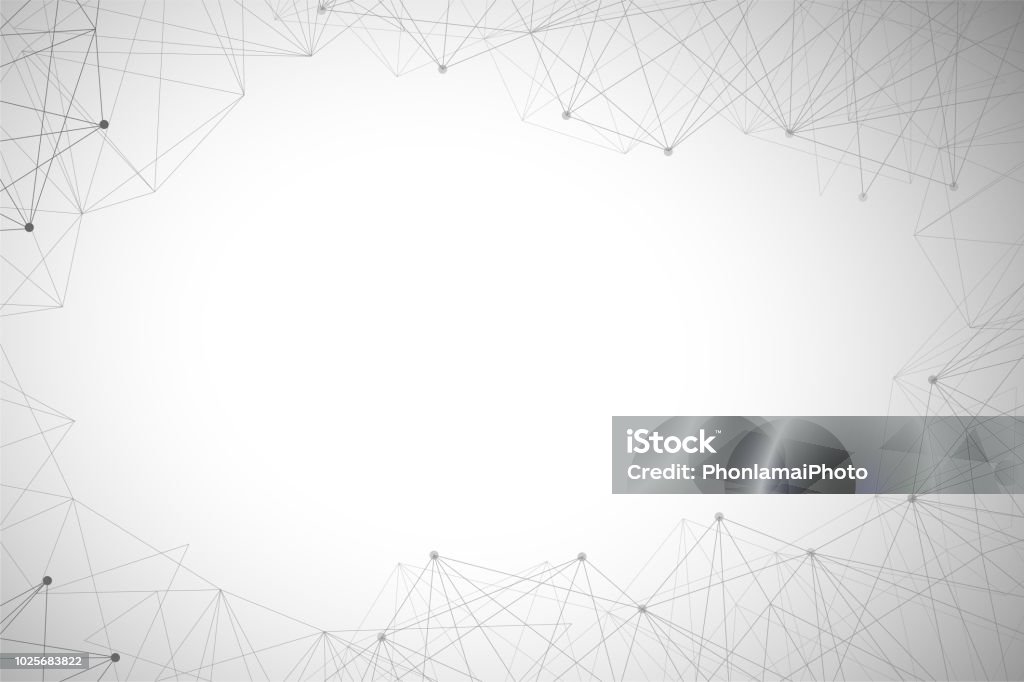 Connection Form Background Connection Structure Background Stock Illustration - Download Image Now ...