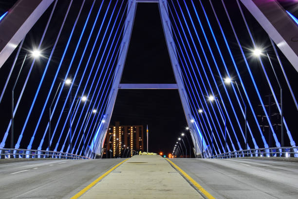 istock Lowry Ave Bridge Minneapolis, Minnesota at night 1025699232