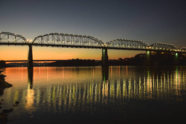 istock Chattanooga Tennessee Bridge at sunrise 1025716042