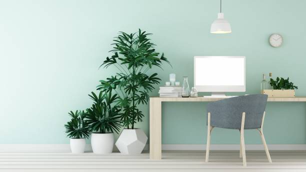 istock The interior hotel relax space 3d rendering-wall pastel color 1025742188