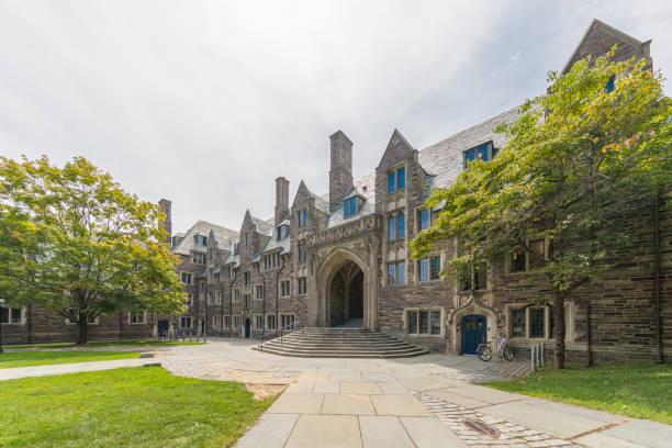 Princeton University is a Private Ivy League University in New Jersey, USA. stock photo