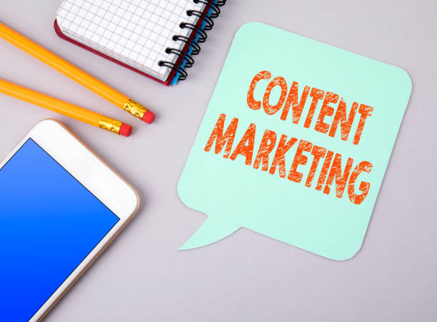 Content Marketing. Business and social media