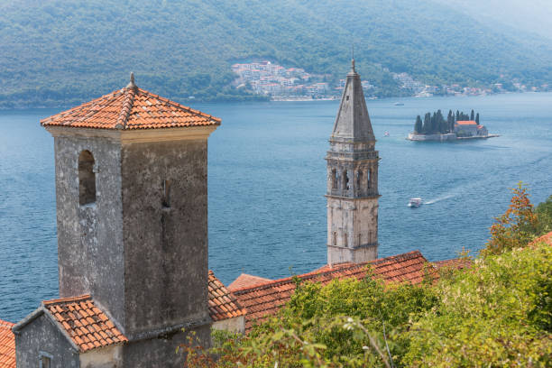 istock Churches in Perast, Kotor Bay, Montenegro 1025802992