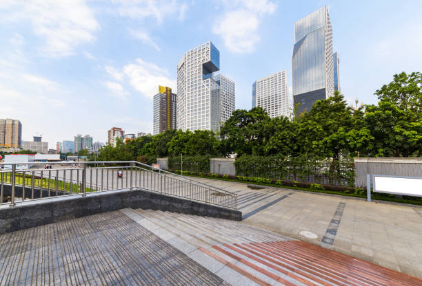 istock Windows of Skyscraper Business Office in chengdu china 1025817932