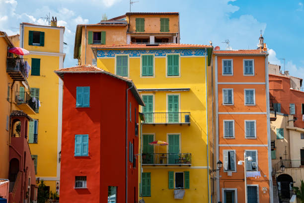 istock Colored houses in Menton 1025818216