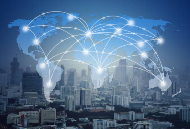 istock world map with global network and city 1025820406