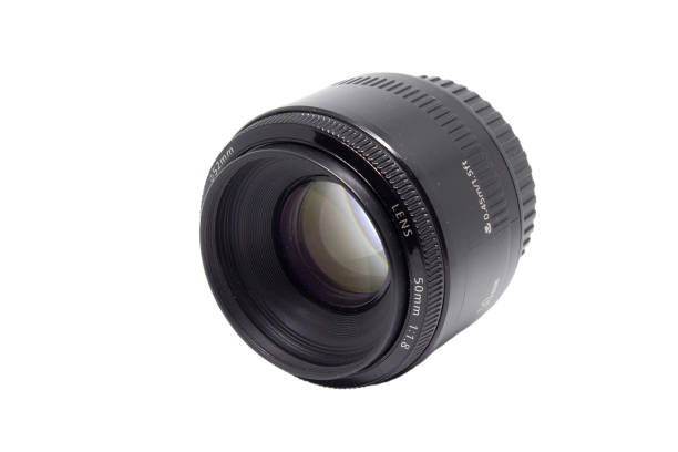istock 50 mm autofocus lens isolated on white background 1025830296