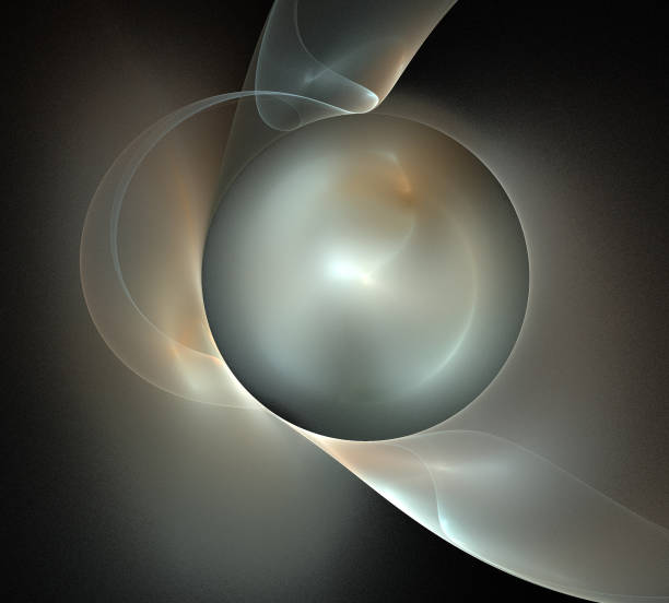 istock image of one Digital Fractal on Black Color 1025864968