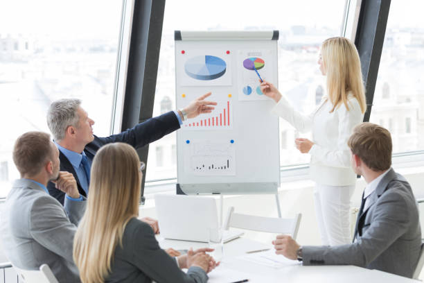 istock Business team at presentation in office 1025868574