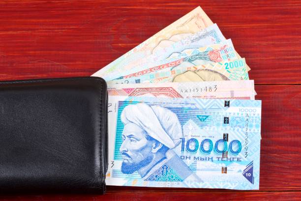 istock Old money from Kazakhstan 1025881586