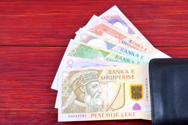 istock Money from Albania 1025881912