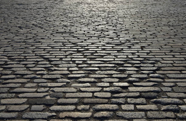 istock Stone pavement of the sidewalk 1025881956