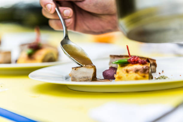 istock The chef in the kitchen prepares  food 1025882908