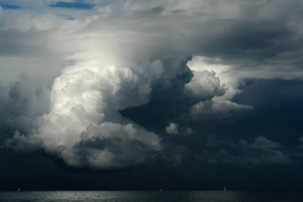 istock Stormy clouds in Mediterranean sea 1025919060
