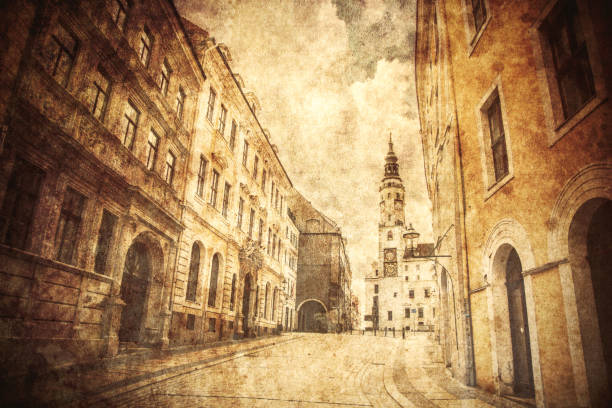 istock View at facade of old building in Germany 1025932738