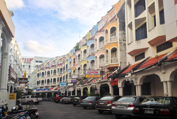 streets of Phuket, Thailand