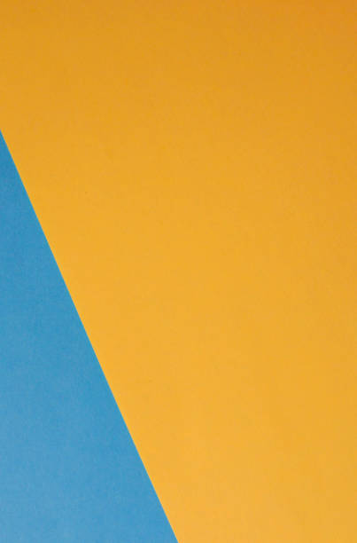 istock Bright paper background for design. Blue and yellow. 1025934740