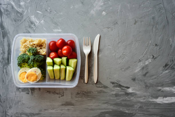 istock Lunch box with healthy food 1025940696