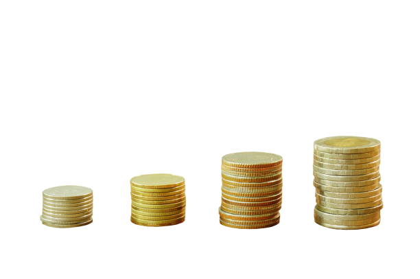 istock Thai coin arranging isolated on white background 1025944674