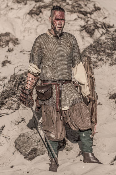 istock Viking in the sand 1025944694