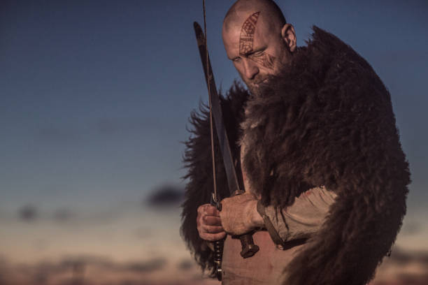 istock Viking in the sea 1025945746