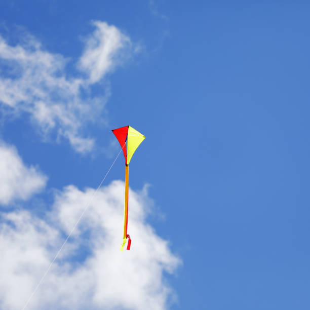 istock Colorful kite in the blue sky 1025950826