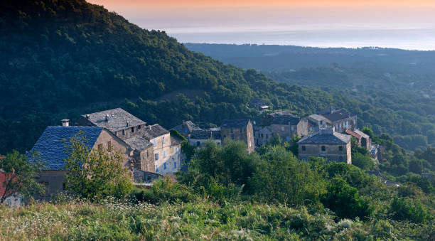 istock Costa verde mountain in Corsica island 1025951740