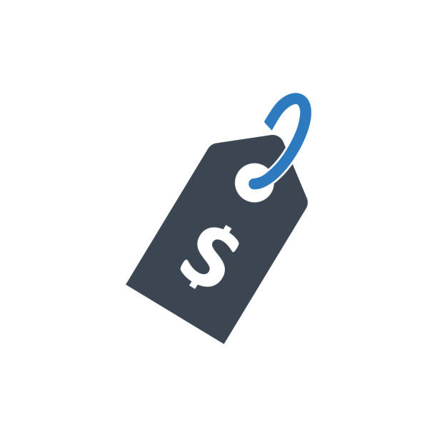 Price Tag Icon This icon use for website presentation and android app label icons stock illustrations