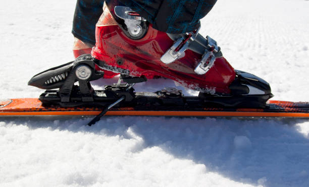 istock Skiing equipment on snow 1025960816