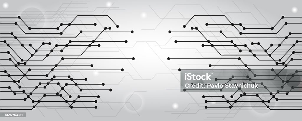 Grey Graphics Technology Geometric Gray Technology Background Vector Stock Illustration ...