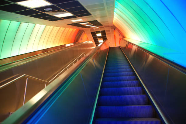 istock Istanbul Metro Station and Rainbow Colors 1025966486