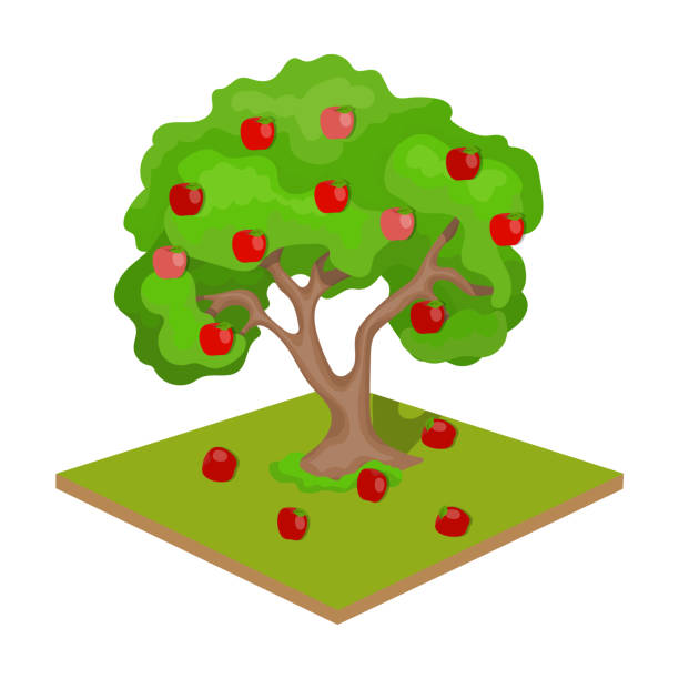 istock Apple single icon in cartoon style. Apple vector symbol stock illustration web. 1025967094