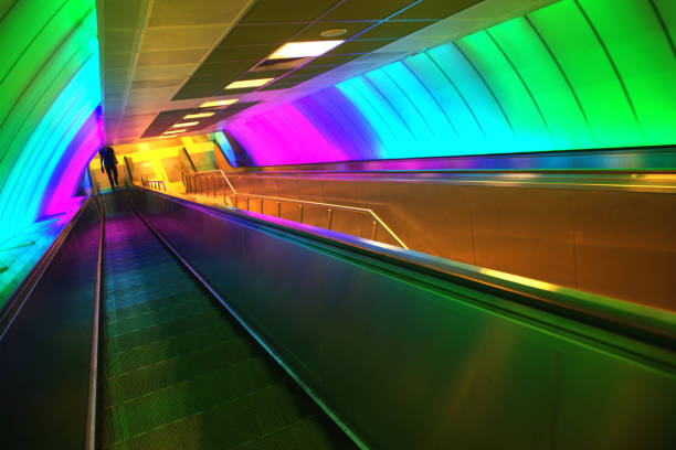 istock Istanbul Metro Station and Rainbow Colors 1025967458