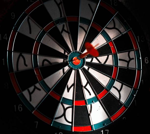 istock Target darts is darts in the Middle 1025987384