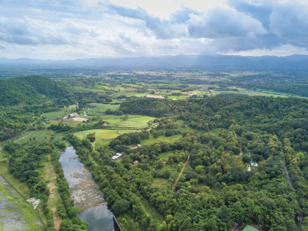 istock Dam view aerial photo from drone. 1025992232