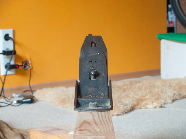istock old retro jack plane tool on wooden beam 1025999448