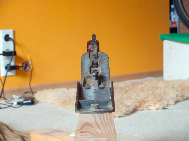 istock old retro jack plane tool on wooden beam 1026001722