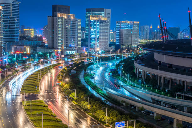 istock Zhengzhou city night scene 1026002614