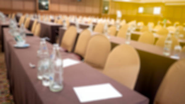 istock Blurred of empty business meeting room 1026005988