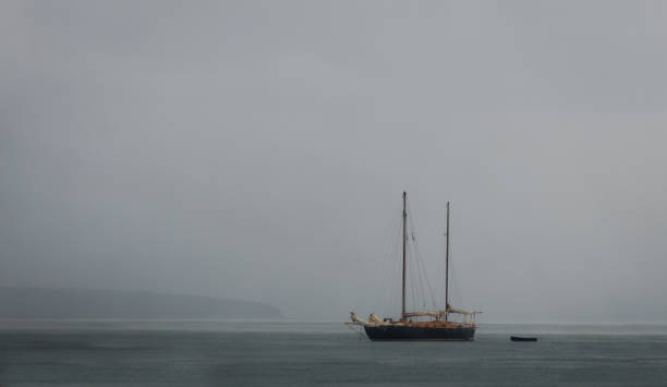 istock Sail Boat in Fog 1026019010