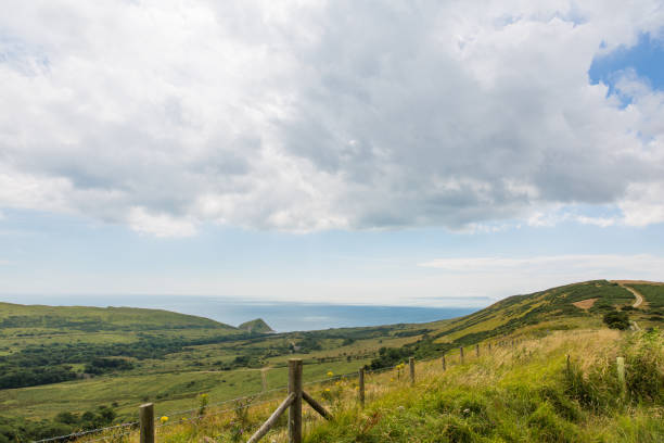 istock Rolling Hills, Atlantic Ocean and Jurassic Coastline 1026019848